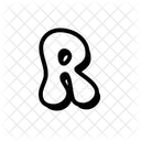 R Alphabet Letter Icon