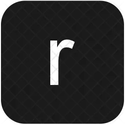 R letter  Icon