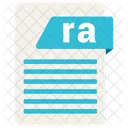 Ra Format Document Icon