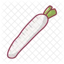 Rabano Verdura Ensalada Icono