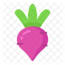 Frutas Y Verduras Planas Icono