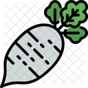 Rábano  Icono