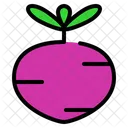 Rábano  Icono