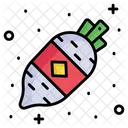Rábano  Icono