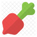 Rábano rojo  Icono