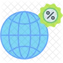 Rabatt Global Erde Icon