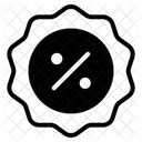 Rabattabzeichen Symbol