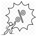 Rabatt Tag Einkaufsrabatt Verkauf Symbol