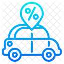 Rabatt Auf Auto Lieferung Auto Symbol