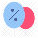 Ballon rabatt  Symbol