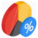 Rabatttabelle Rabattdiagramm Datenanalyse Symbol