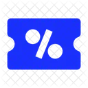 Rabattgutschein  Symbol