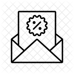 Rabatt-Mail  Symbol