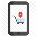 Verkaufs App E Shop Mobile App Symbol