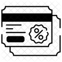 Rabatt-Gutschein  Symbol