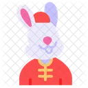 Flat Rabbit Icon