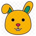 Easter Bunny Cute Icon