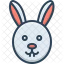Rabbit Conejo Face Icon