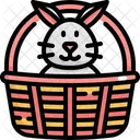 Rabbit Bunny Basket Icon
