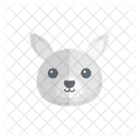 Rabbit Face Toy Icon