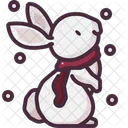 Rabbit Animal Scarf Icon