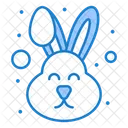 Rabbit Face Easter Icon
