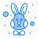 Rabbit Face Easter Icon