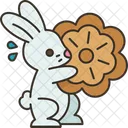 Rabbit Mooncake Moon Icon