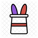 Rabbit Hat Magician Icon