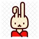 토끼 캐릭터  아이콘