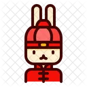 토끼 캐릭터  아이콘