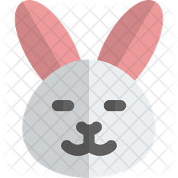 Download Free Rabbit Closed Eyes Emoji Icon Of Gradient Style Available In Svg Png Eps Ai Icon Fonts