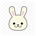 Rabbit Emoji Face Icon