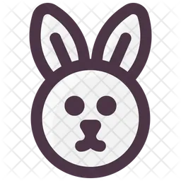 Rabbit Face  Icon