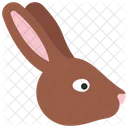 Rabbit Face Agriculture Icon