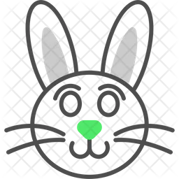 Rabbit Face  Icon