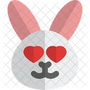 Rabbit Heart Eyes  Icon