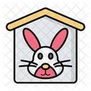 Rabbit House House Home Icon