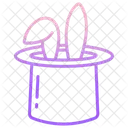 Rabbit Magic Hat Magic Cap Icon