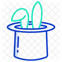 Rabbit Magic Hat Magic Cap Icon