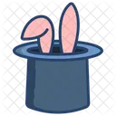 Rabbit Magic Hat Magic Cap Icon
