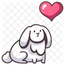 Cute Animal Rabbit Icon