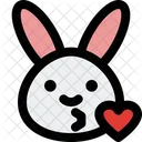 Rabbit Kiss Icon