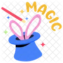 Bunny Magic Rabbit Magic Rabbit Hat Icon