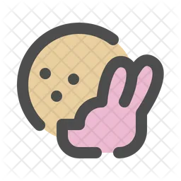 Rabbit Moon  Icon