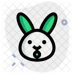 Rabbit Shock Emoji Icon