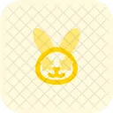 Rabbit Star Struck Icon