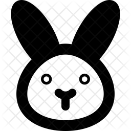 Download Free Rabbit Without Mouth Emoji Icon Of Glyph Style Available In Svg Png Eps Ai Icon Fonts