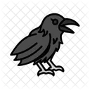 Rabe Vogel Dunkel Symbol