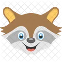 Raccoon Baby Brown Icon